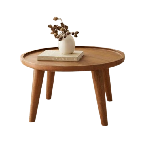 Round Wooden Coffee Table