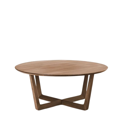 Modern Round Wooden Coffee Table