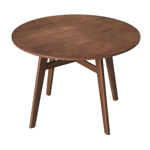 Round Wooden Accent Table